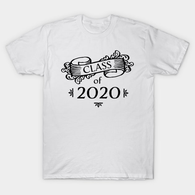 Class of 2020 Senior Year or Graduation T-Shirt by AntiqueImages